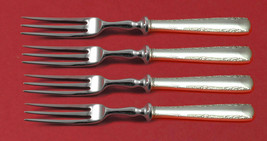 Camellia by Gorham Sterling Silver Fruit Fork Set 4-Piece HHWS 6" Custom - $279.00