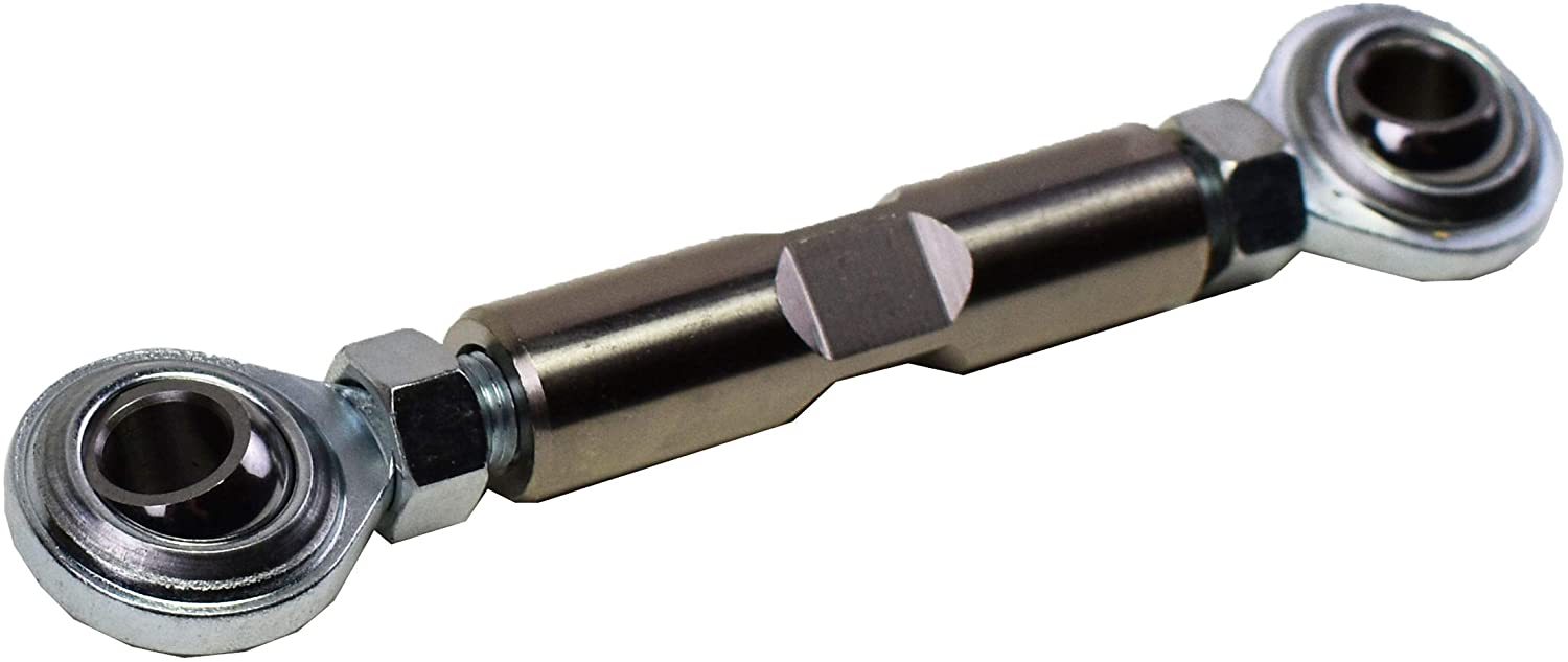 2 1/2" ADJUSTABLE TENSIONING ROD HEIM JOINT ALTERNATOR BRACKET SBC BBC