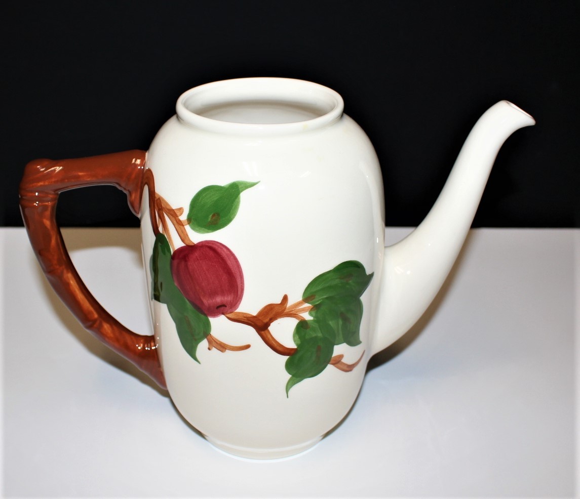 Franciscan Apple Earthenware 6-Cup Coffee Pot, USA Backstamp - $20.00