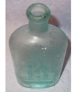  Fellows Syrup of Hypophosphite Antique Embossed Aqua Cork Seal Medicine Bottle - $9.95