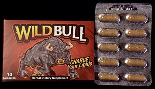 New Wild Bull All Natural Enhancer 10 Capsules Male Enhancement