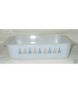 Anchor Hocking Fire King Candle Glow Pattern Square 8-inch Cake Pan - $14.80