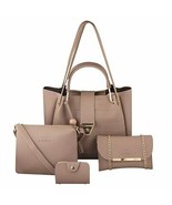 PU Leather Latest Trendy Fashionable Ladies Handbag combo-4 E841 - $39.60