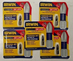 Irwin Torsion 4935101 #2 Phillips Screwdriver Bits Length 1" (5 Single Packs) - $2.48
