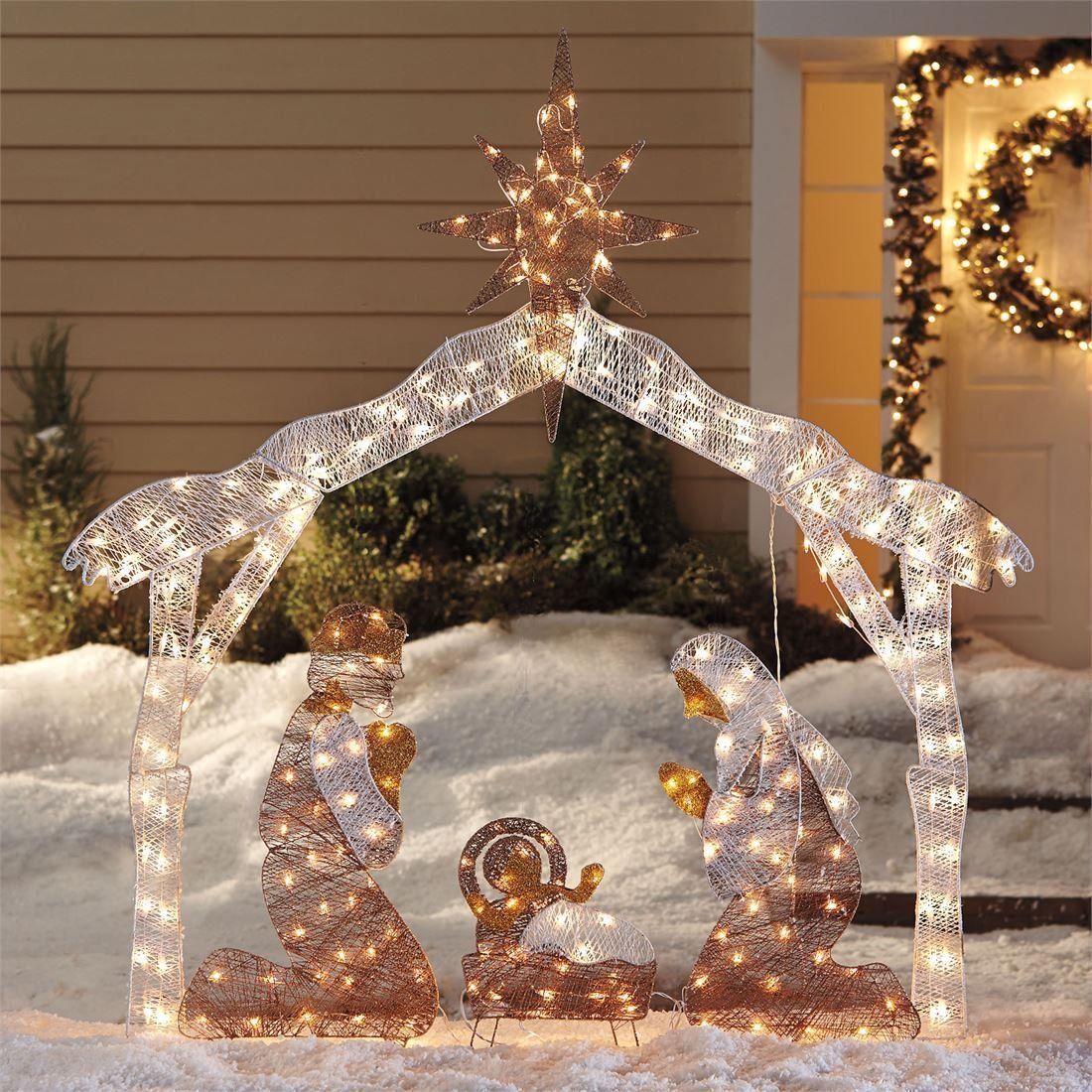 Nativity Display Scene Long Lasting Outdoor And 50 Similar Items