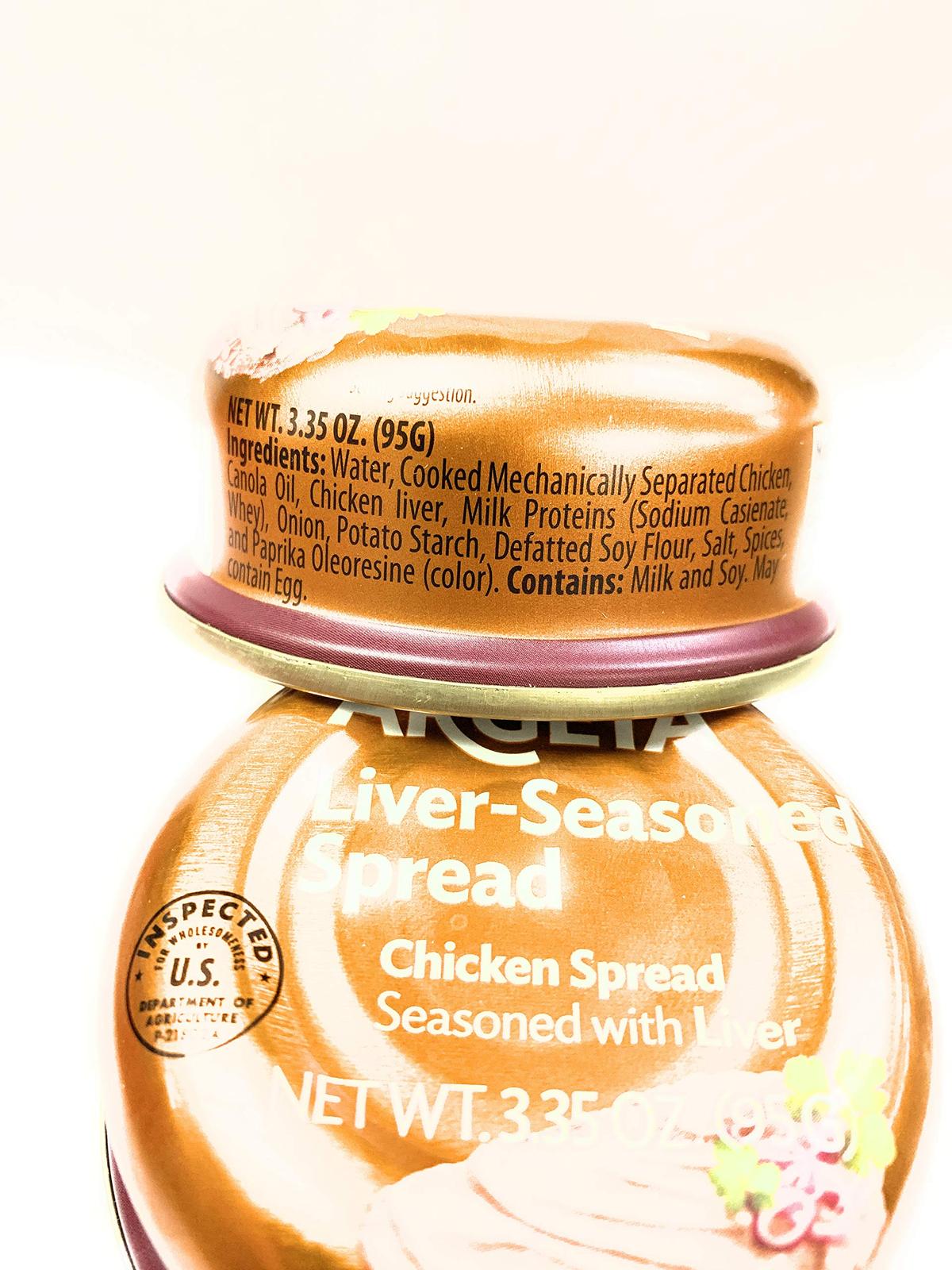 Argeta Liver Seasoned Chicken Pate Spread Pack (12 x 95g) Cat Food