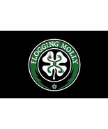 Flogging Molly Poster Flag Black Shamrock Logo - $19.99