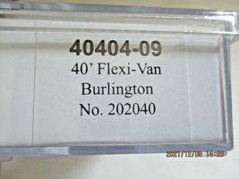 Trainworx Stock # 40404-04 to -07 & -09 Burlington 40' Flexi-Van Trailer N-Scale image 6