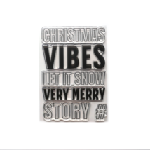 Christmas Vibes Stamp Set. Eliz Craft Designs Christmas Lives Here