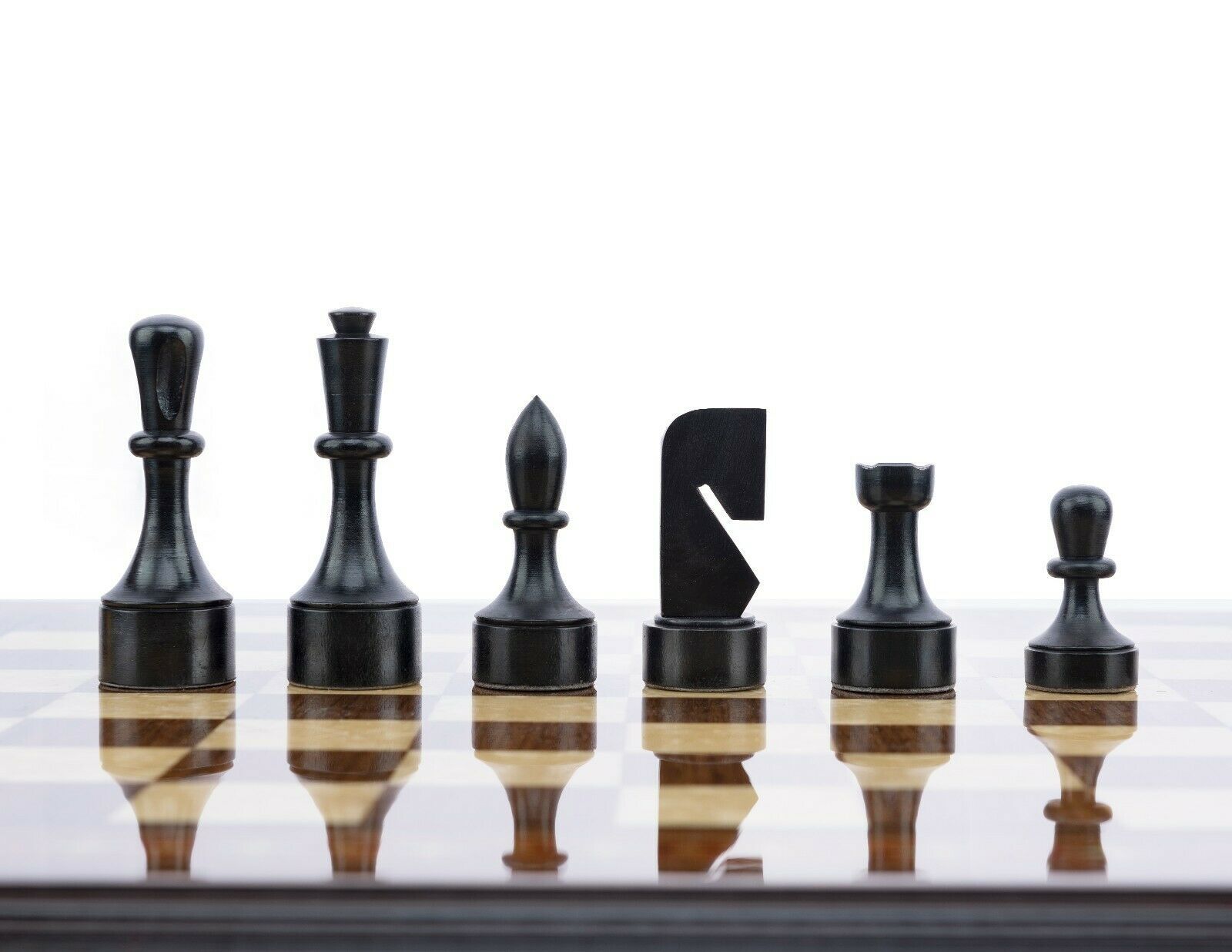 3,6" King Height GENEVA Chess Pieces Handmade Wooden  High Quality Chessmen 
