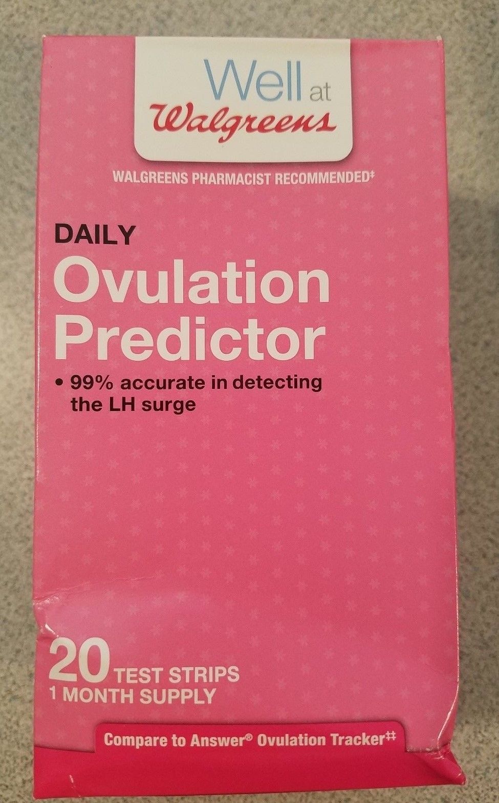 Walgreens Daily Ovulation Predictor 20 Test Strips Exp Mar 31 2019 Fertility Monitors And Opks 7407