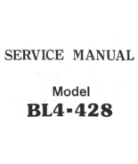 Baby Lock BL4-428 BL4 428  Babylock Service Manual for serger overlock m... - $11.99