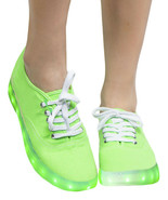 Stellata Dagli Occhi Jordan-05W Luce LED Allacciate Sneakers, Neon Verde... - $31.64