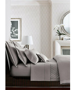 Ralph Lauren Home Full Queen Bedford Jacquard Duvet Cover Grey Dawn Reta... - $212.50