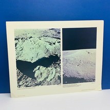 Official Nasa photograph 1970 print photo Apollo 12 rock lunar surface s... - $17.71