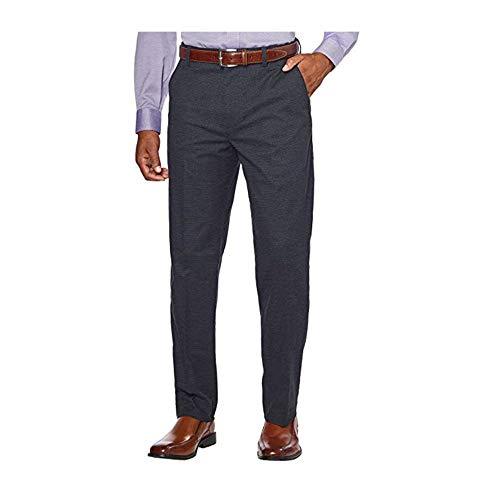 Kirkland Signature Men s Flat Front Wool Dress Pants (Black Check, 40w
