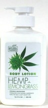1 Bottles Natural Therapy 16.9 Oz Hemp Lemongrass Cooling Revitalize Body Lotion