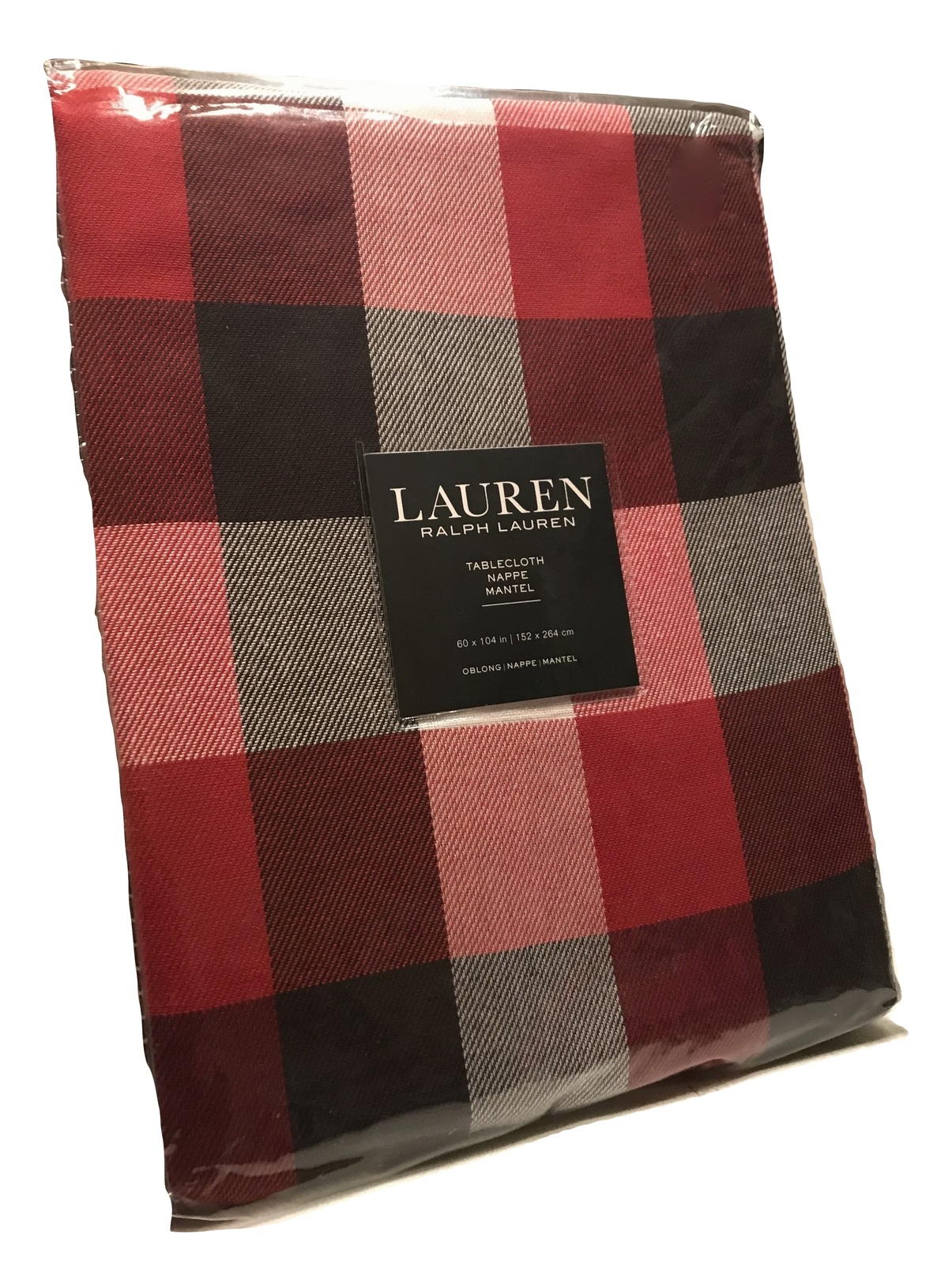Lauren Ralph Lauren Buffalo Checkered Tablecloth, 60 x 104