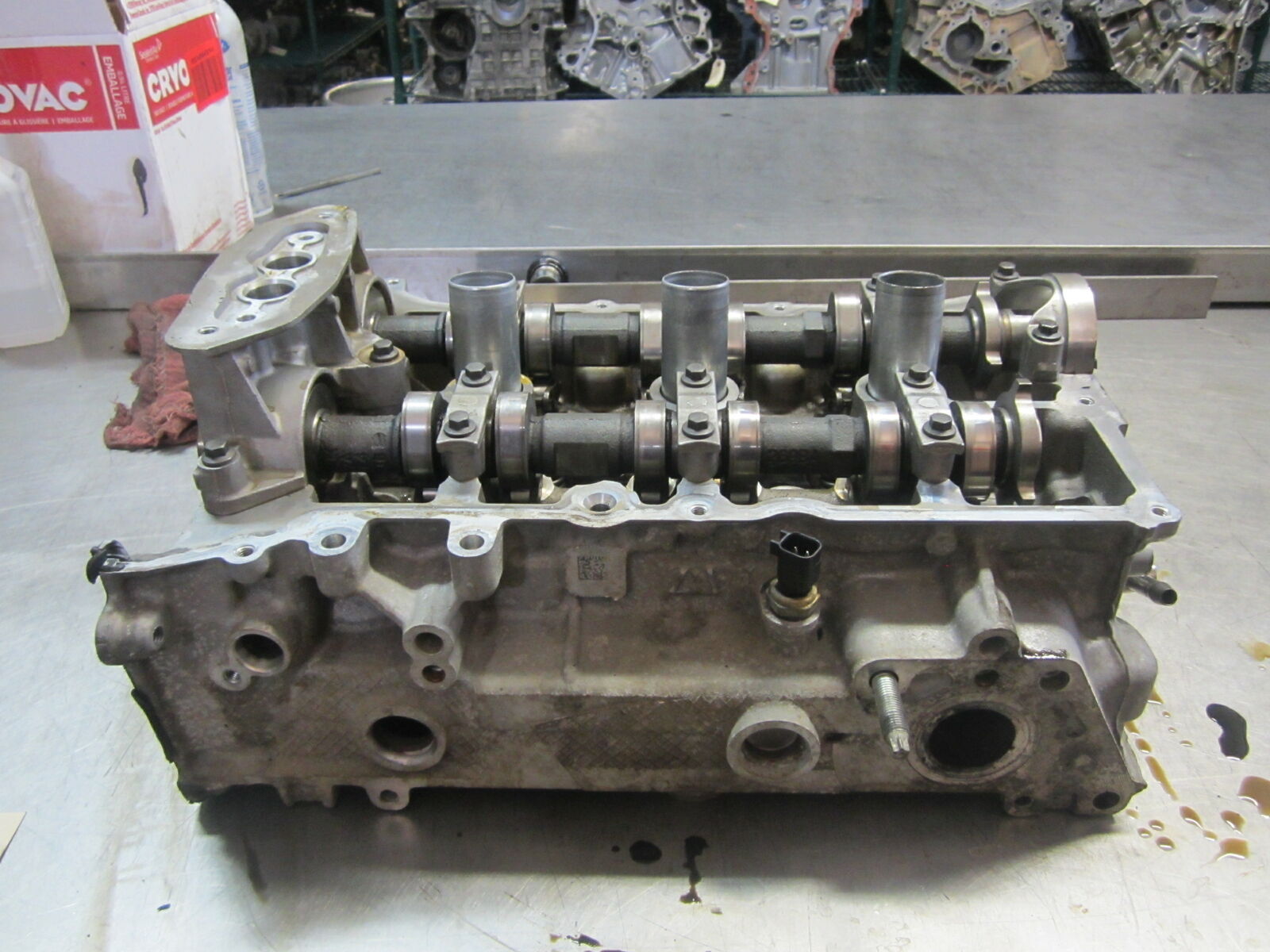 JD02 Left Cylinder Head 2016 Ford F150 2.7 FL3E6C064GA Cylinder