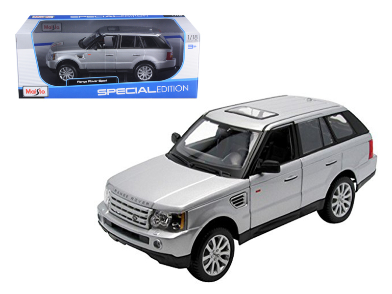 Range Rover Sport Silver 1/18 Diecast Model Car by Maisto - Diecast ...