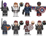 1set Marvel Superheroes Series Minifigure Blocks Black Widow Model Master Fang - £18.92 GBP