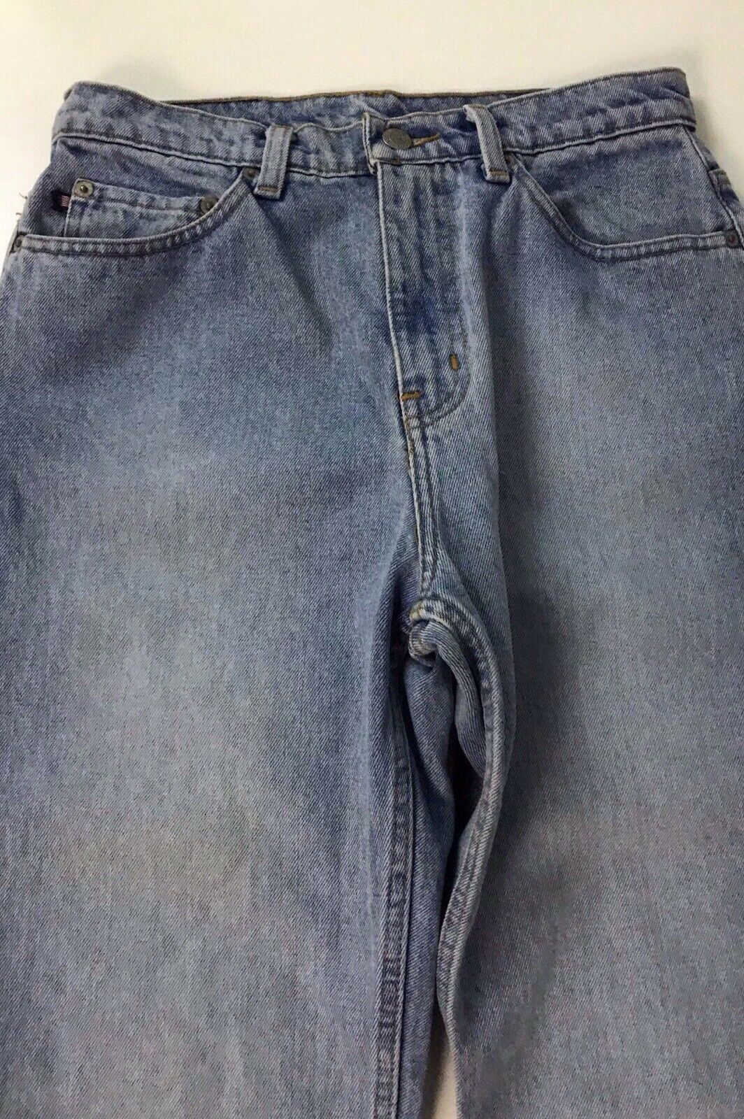 Vintage 1990s Polo Ralph Lauren Light Wash Blue Soft Denim Jeans Pants ...