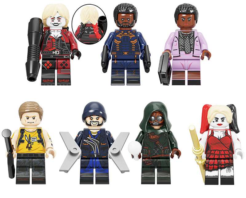 Suicide Squad Movies 8 Collectible Minifigures Set for Collectors