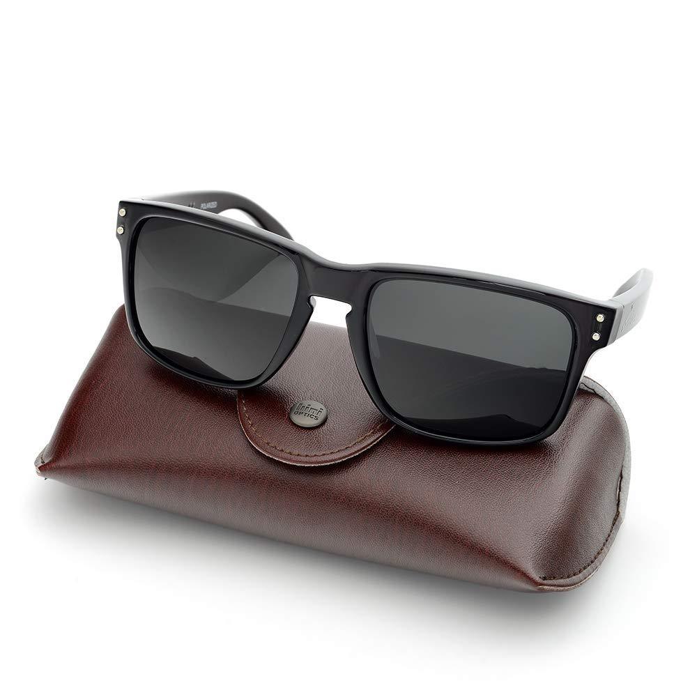 Bnus italy made classic sunglasses corning real glass lens w. polarized