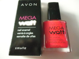 Avon Mega Watt Nail Enamel, Hot Pants, Brand New! - $2.00