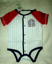 First Impression Baby Boy Graphics Baseball Motive Bodysuit, Size 3-6 Months.NWT - $7.99