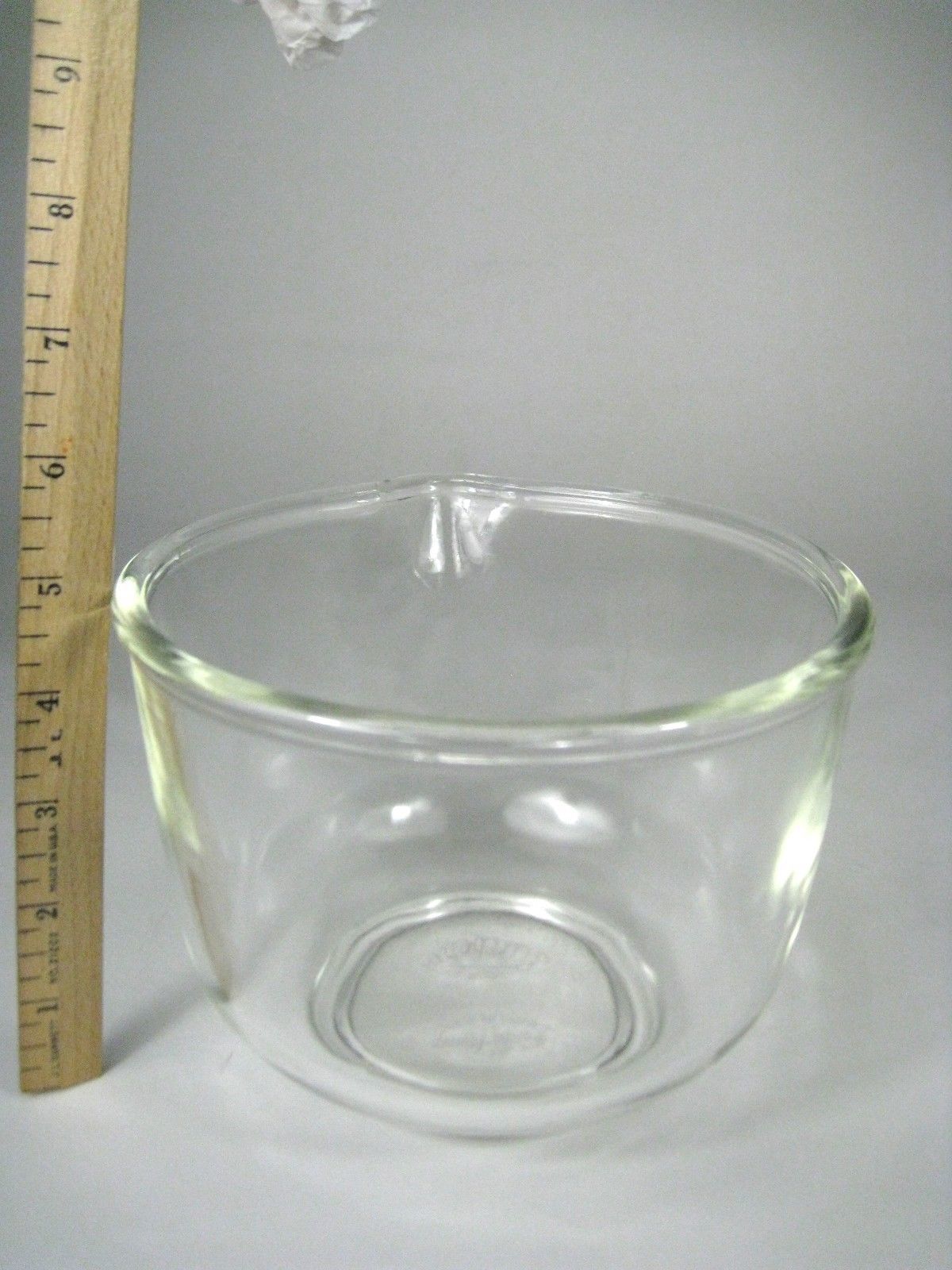Sunbeam Small Bowl Replacement for Mixmaster Clear Glass Fire King