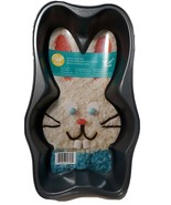 Easter Bunny Head Cake Pan Bow Tie Non Stick Dishwasher Safe 2 x 7 1/2&quot; ... - $10.00
