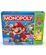 Monopoly Super Mario Celebration Edition Board Game With Poster and Stic... - $65.99