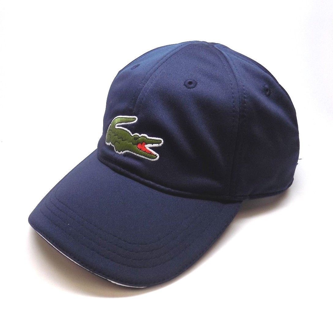 navy lacoste hat