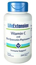 2 PACK Life Extension Vitamin C and Bio-Quercetin Phytosome 250 veg tabs immune image 2
