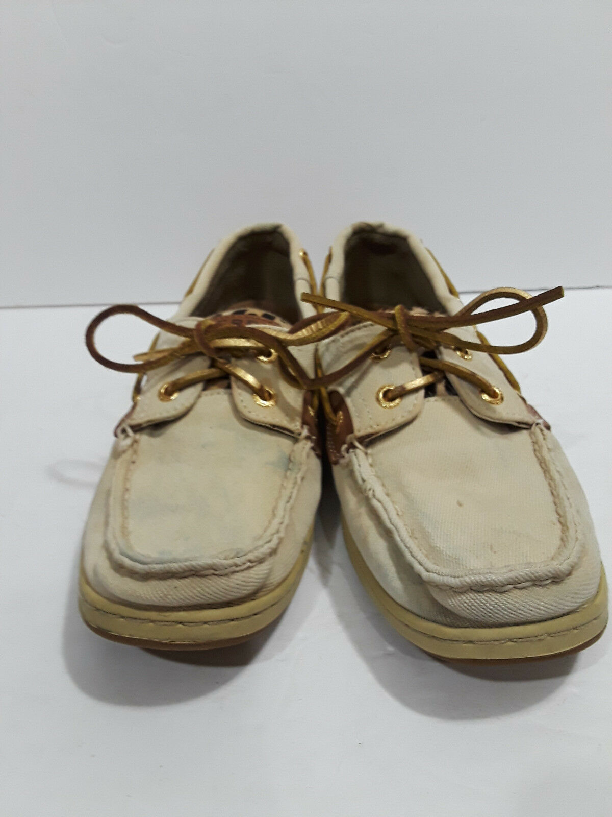 sperry leopard print loafers