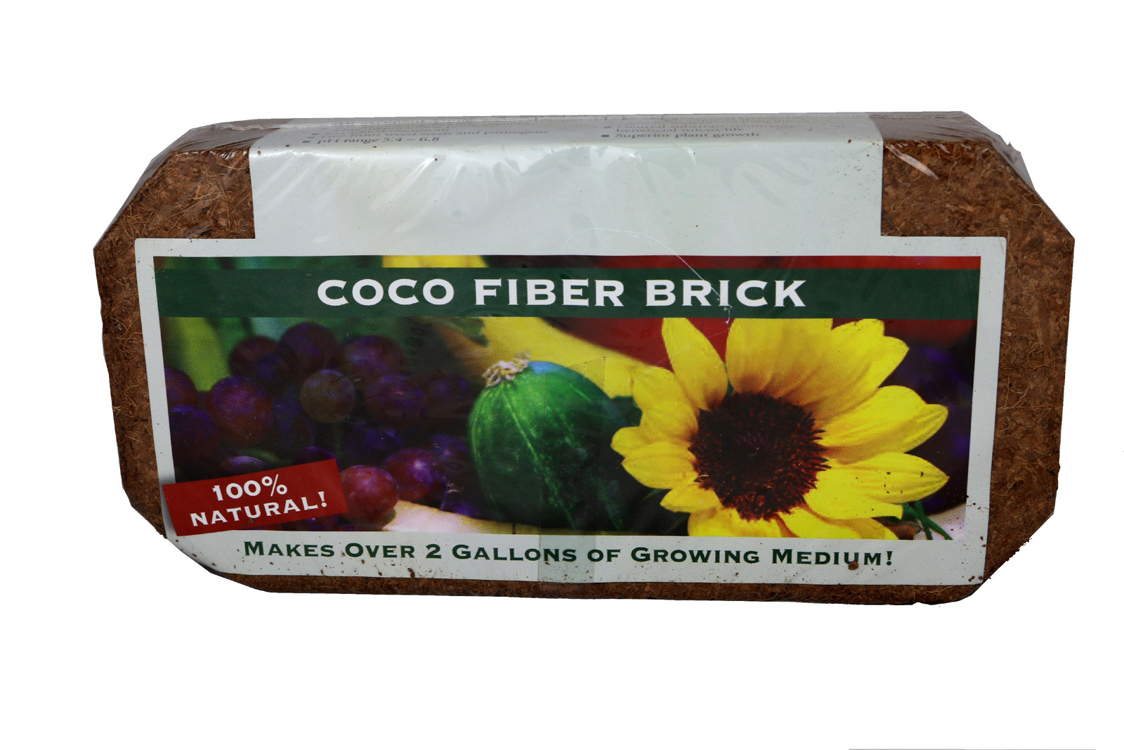 Coir Coco Coconut Fiber Bricks Case of 24 Planter Liners