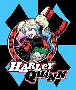 DC Comics Suicide Squad Harley Quinn Joker Plush Throw Blanket Twin Size  - $32.21
