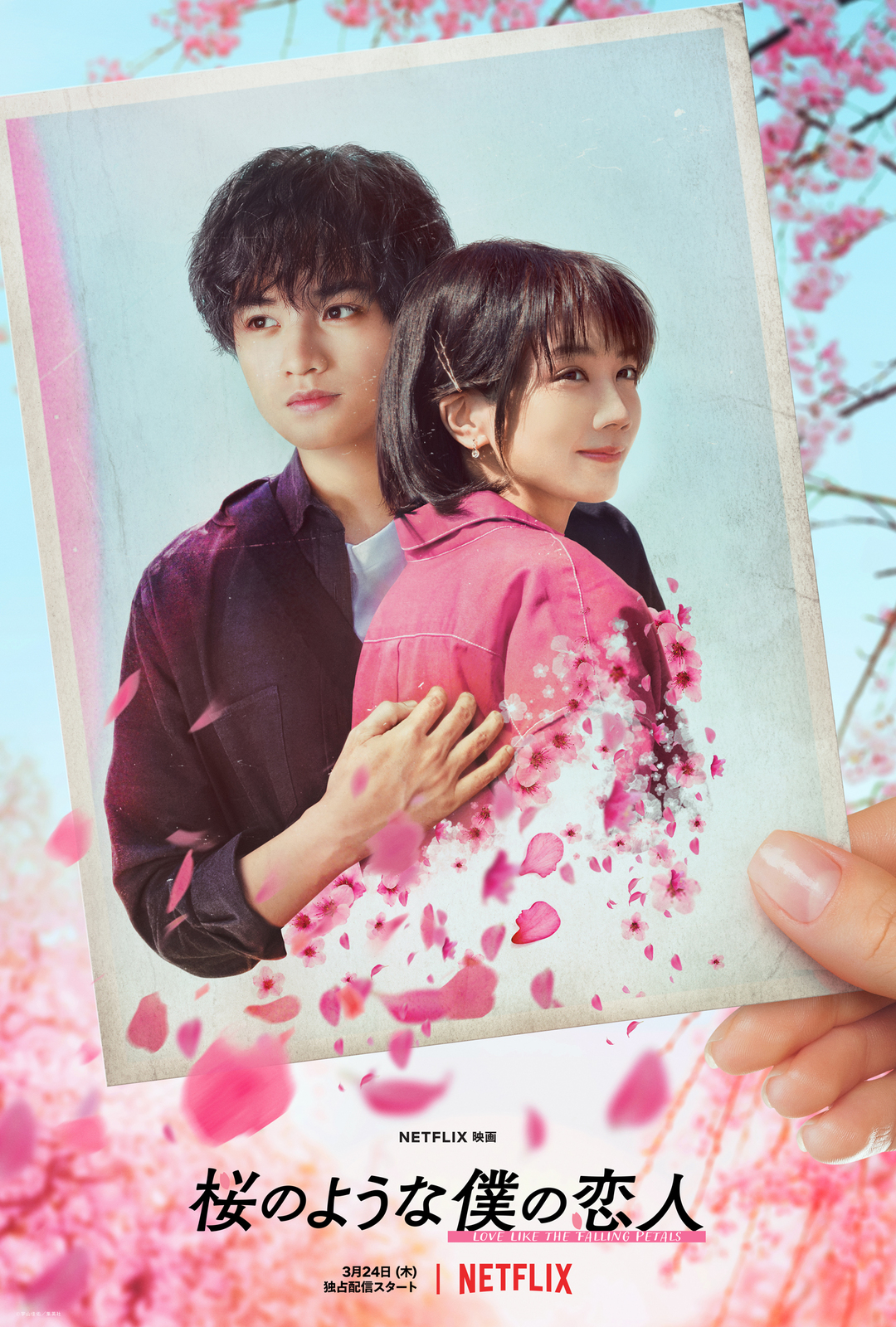 Love Like the Falling Petals Movie Poster Korean Art Film Print Size 24x36 #3
