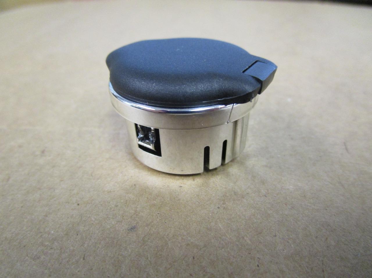 2x Chrome Dash Power Outlet Covers For Chevy Silverado & GMC Sierra Tahoe 2007-2013