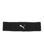 PUMA TR Ess Core Unisex Headband Black Tennis Running hairband 05386601 - $14.31