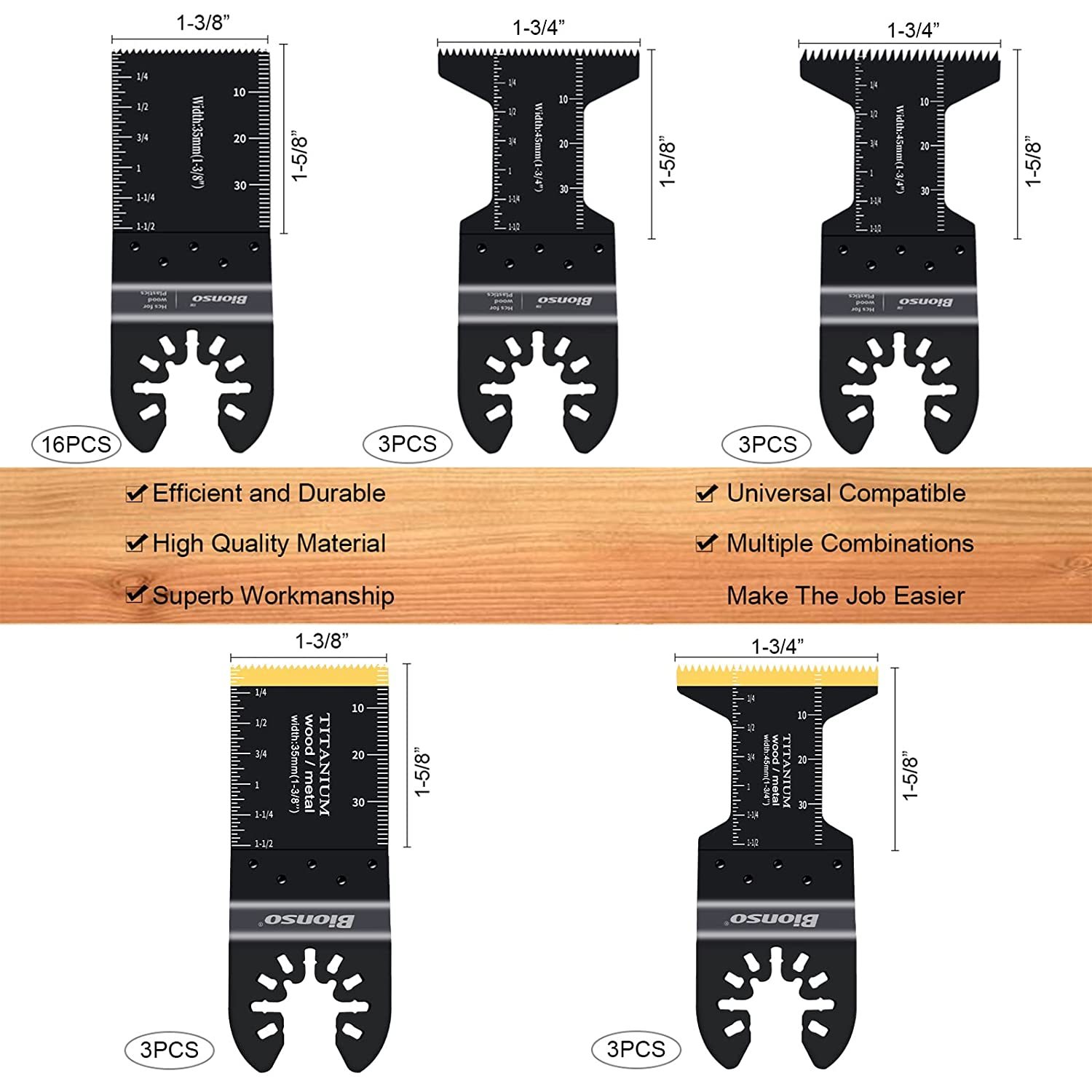 Black & Decker 77-770 Piranha 10-Inch 60 Tooth ATB Saw Blade with 5/8-Inch  Arbor