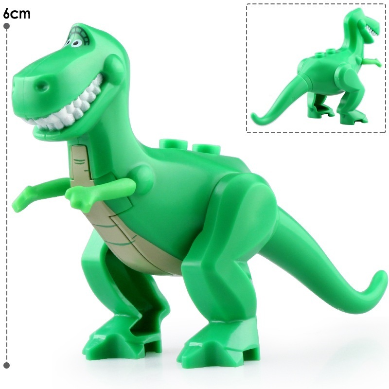 Dinosaurs Rex Toy Story 4 Disney Pixar Lego Minifigures Toy Gift New ...