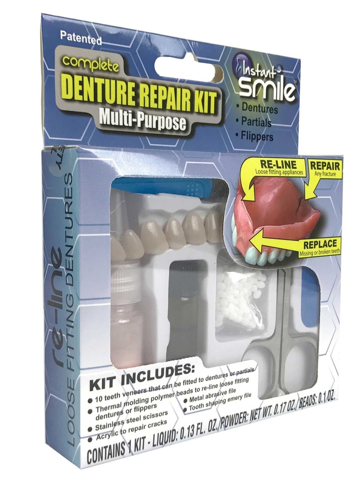 Repairit Zinc Free Denture Repair Kit