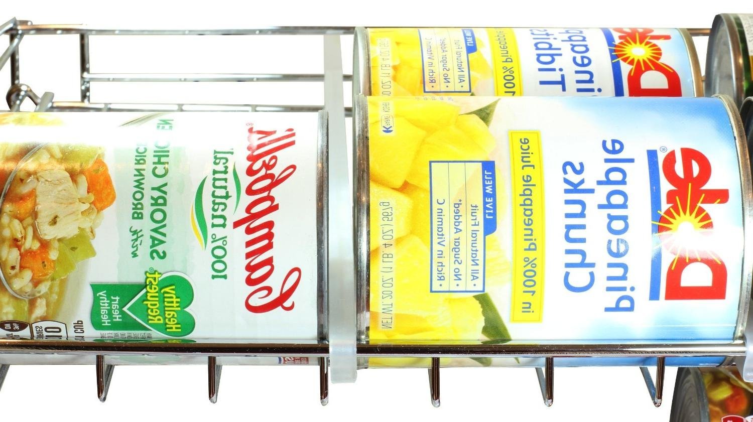 Stackable Storage Bins.DecoBros Supreme Stackable Can Rack Organizer