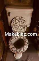 Antique 1930s Toilet with groovy toilet seat - $1,611.25