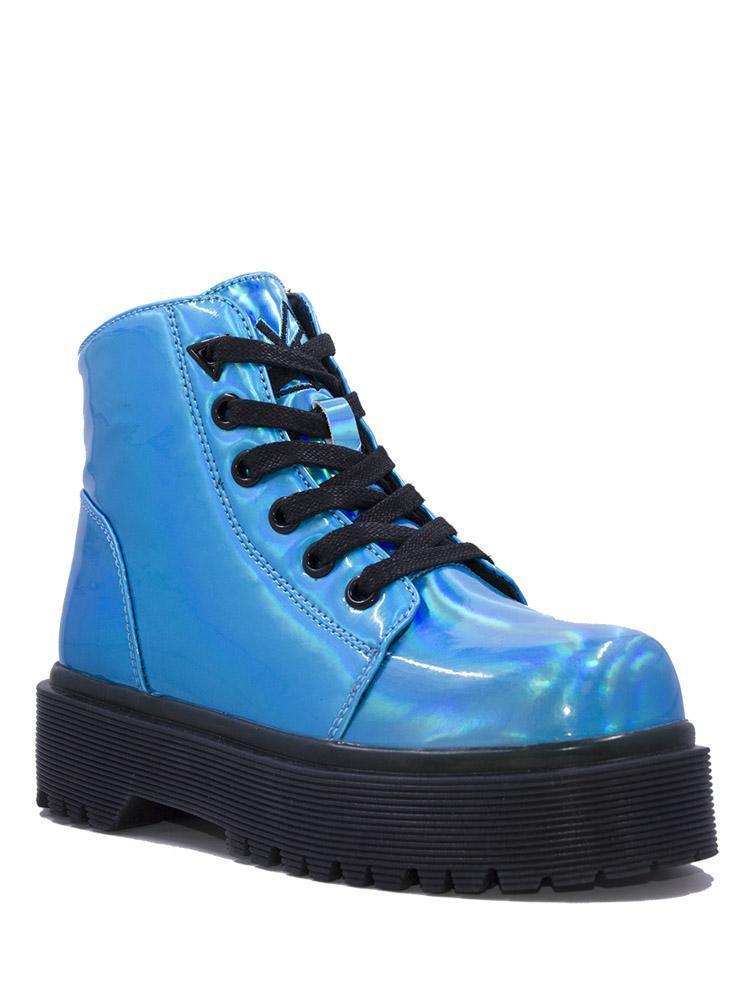 holographic platform boots