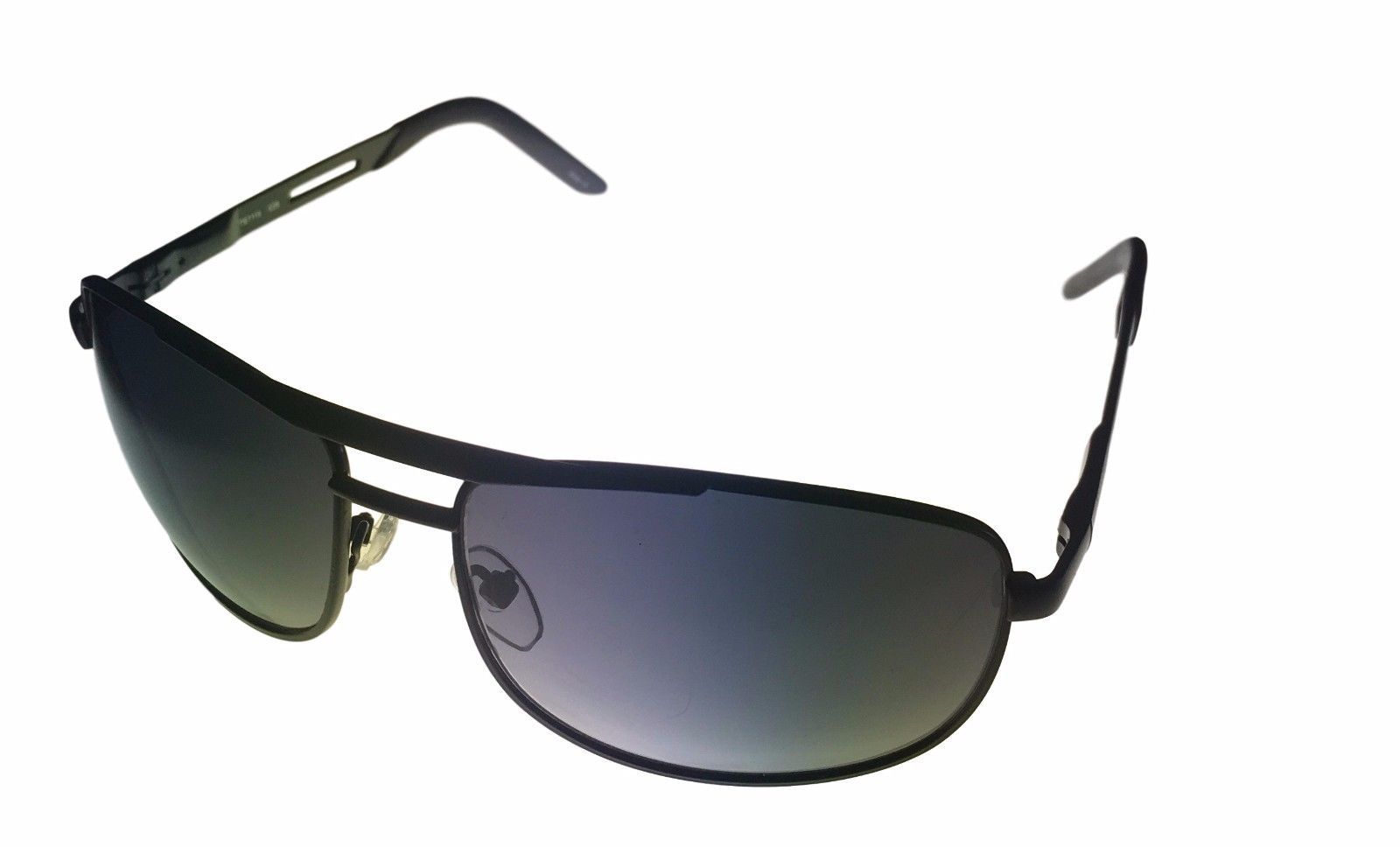 Timberland Mens Sunglass Black Rimless Metal Aviator Solid Smoke Lens TB7113 2A
