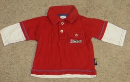 EUC Gymboree Mr. Fix-It Double Sleeve Shirt Size 3-6 3 6 Months - $2.99