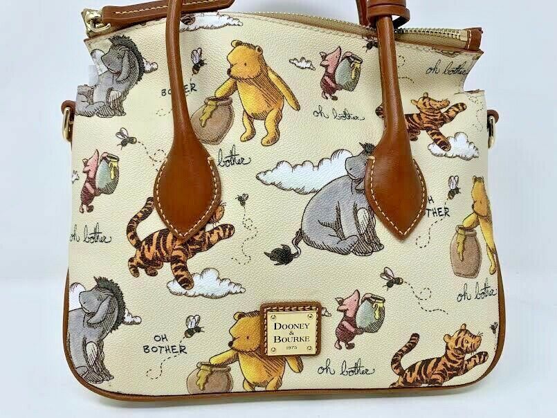 Disney Dooney & and Bourke Winnie the Pooh Satchel Bag Purse Piglet ...